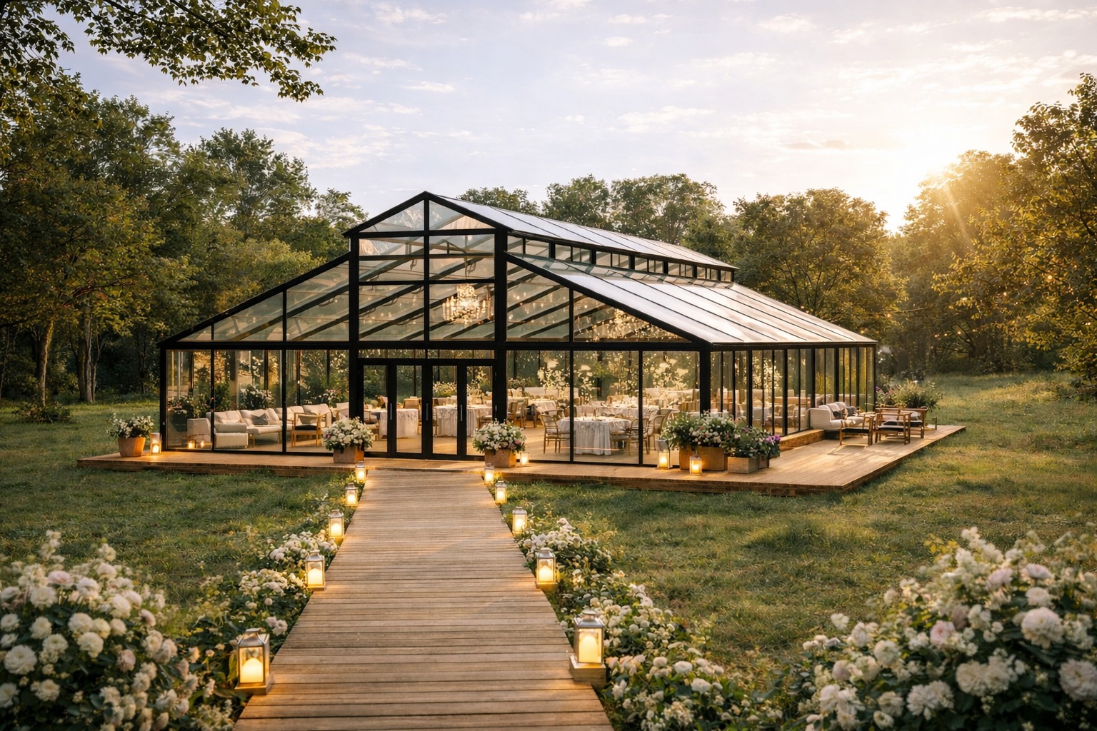 Location tente orangerie pour mariage